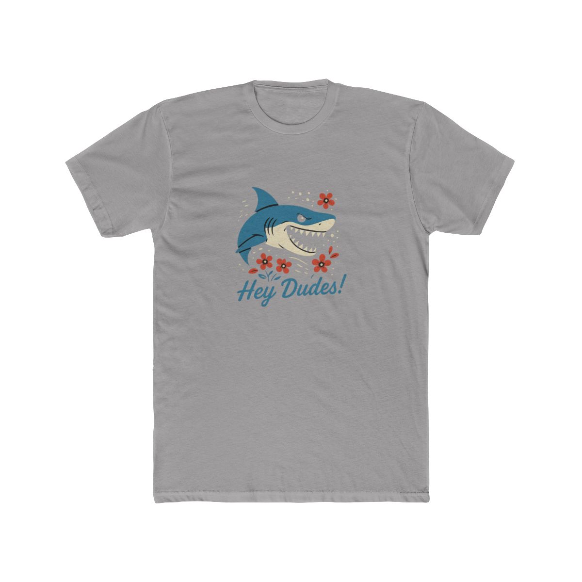 Hey Dudes Funny Cartoon Shark Shirt