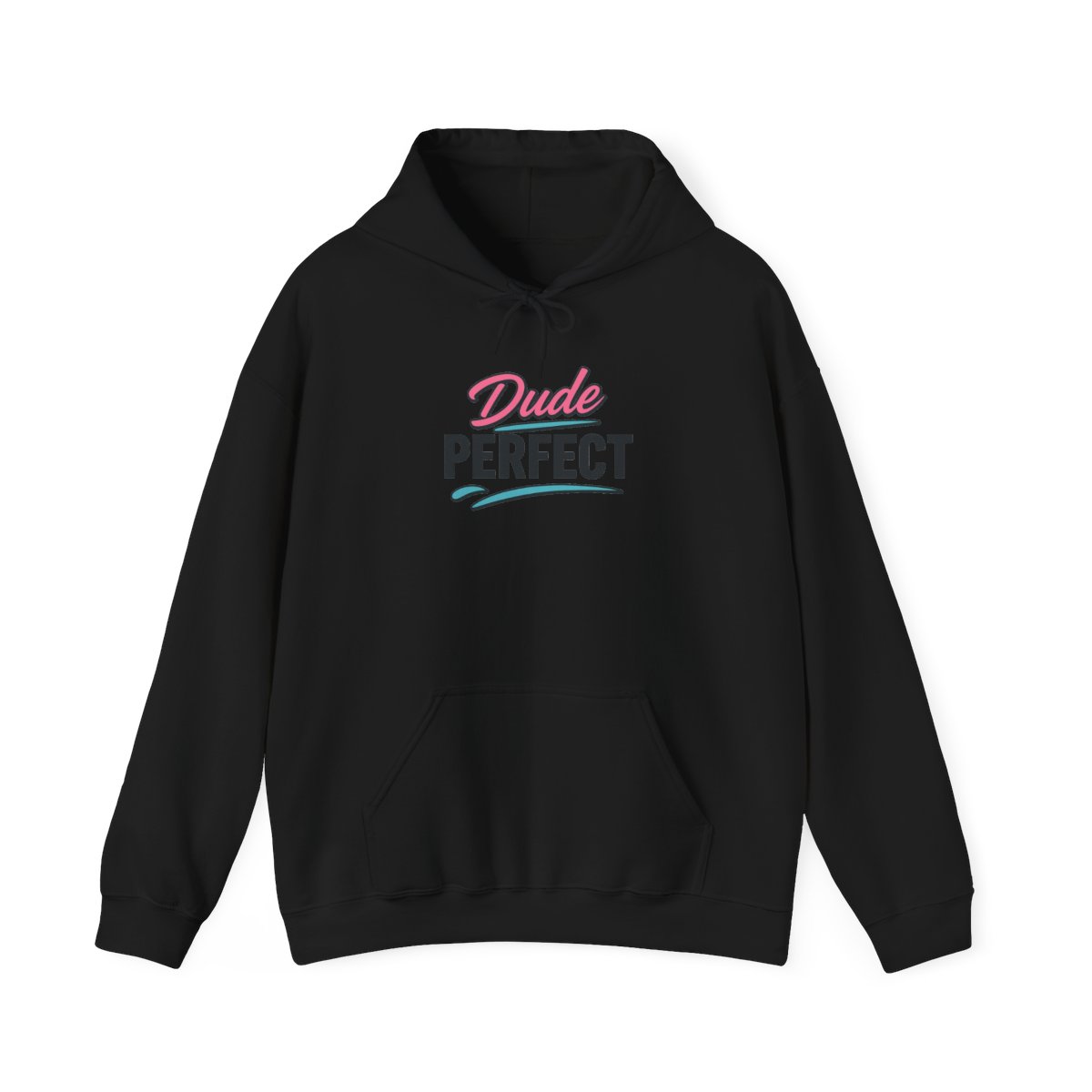 Dude Script Graphic Hoodie with DP Sleeve Logos