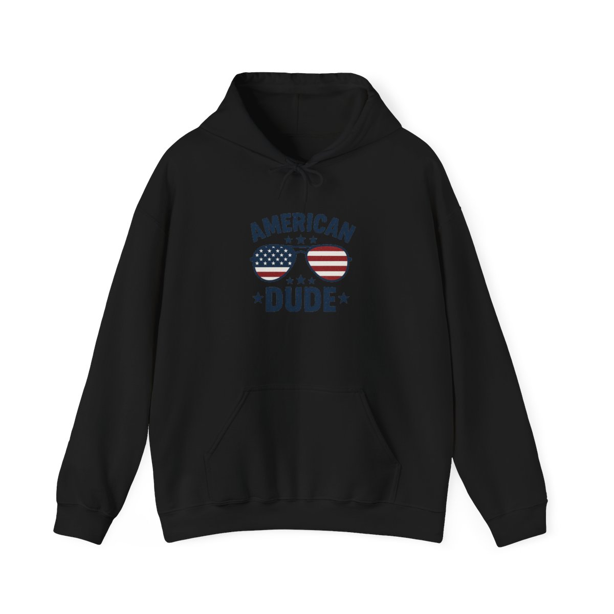 Funny Patriotic America Dude Graphic Hoodie