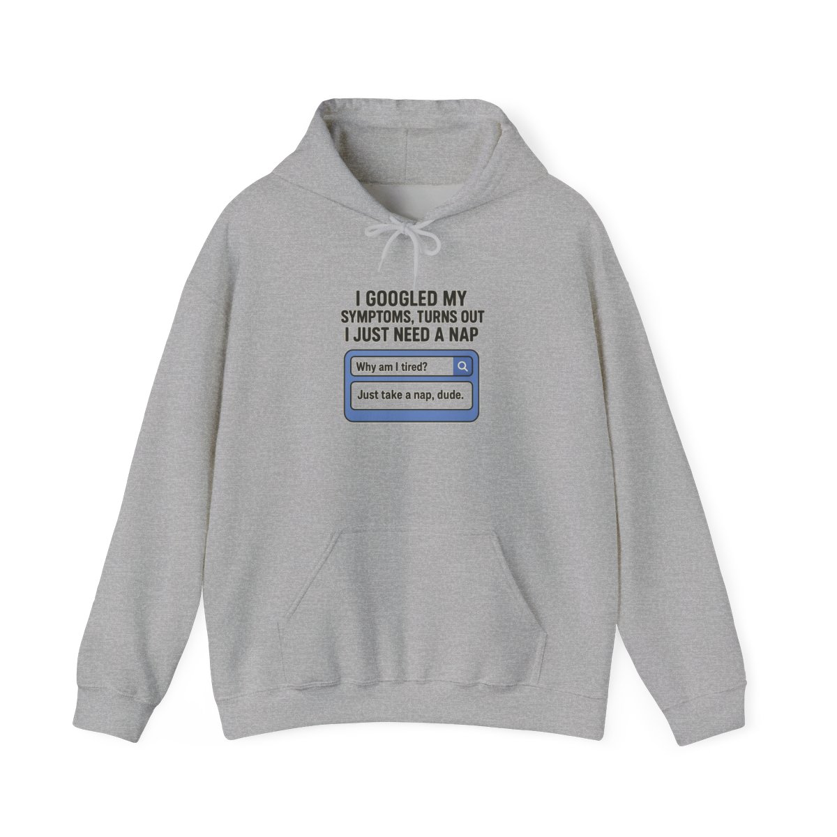 Why Am I Tired Funny Search Bar Meme Hoodie