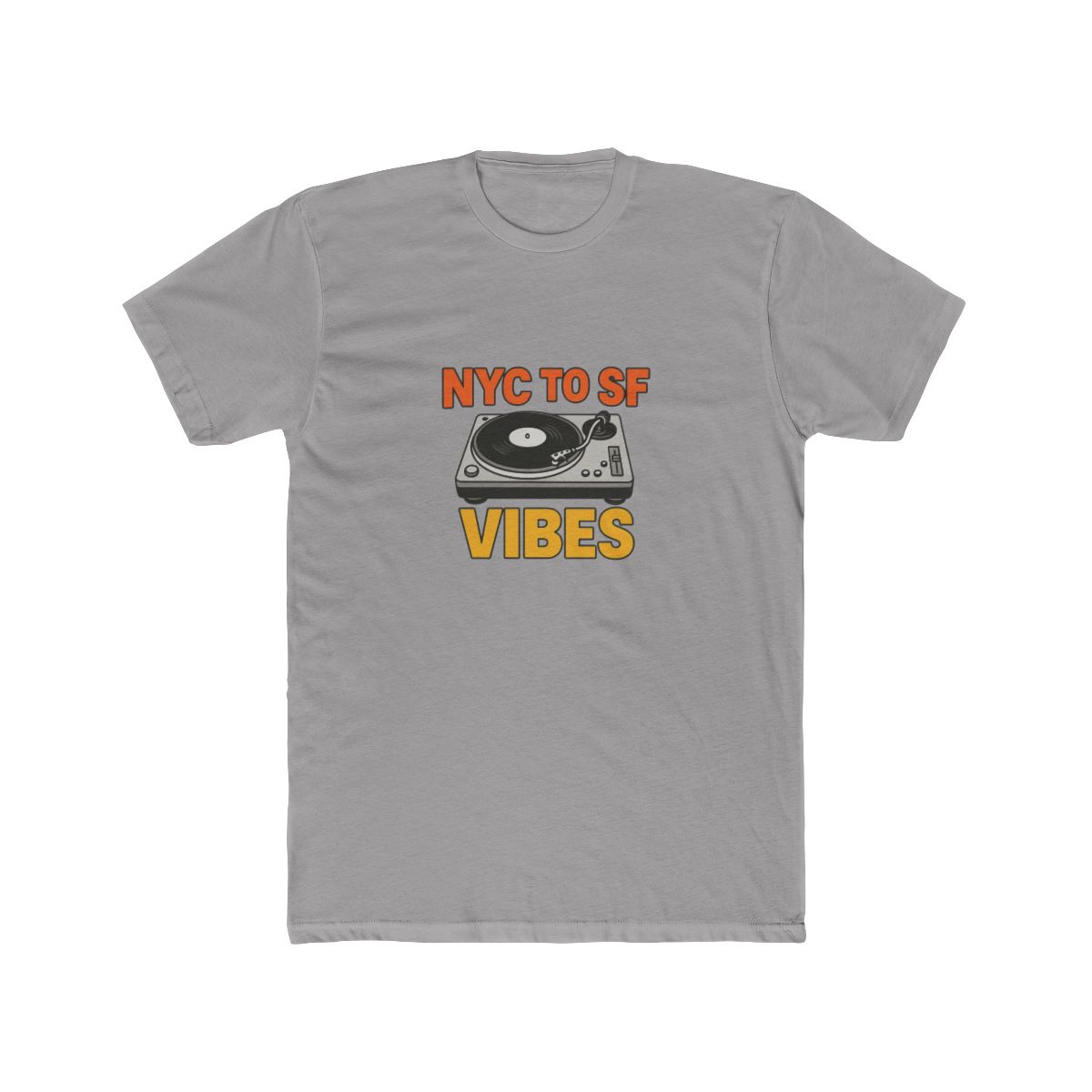 Retro Vinyl NYC to SF Road Trip T-Shirt