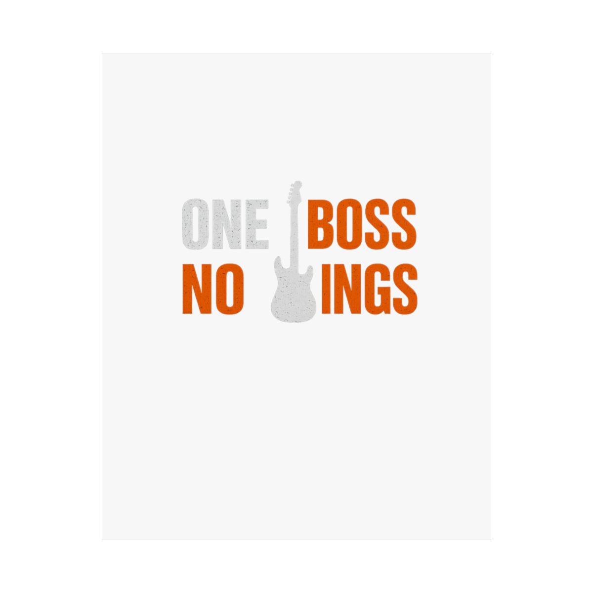 Bruce Springsteen One Boss No Kings T-Shirt