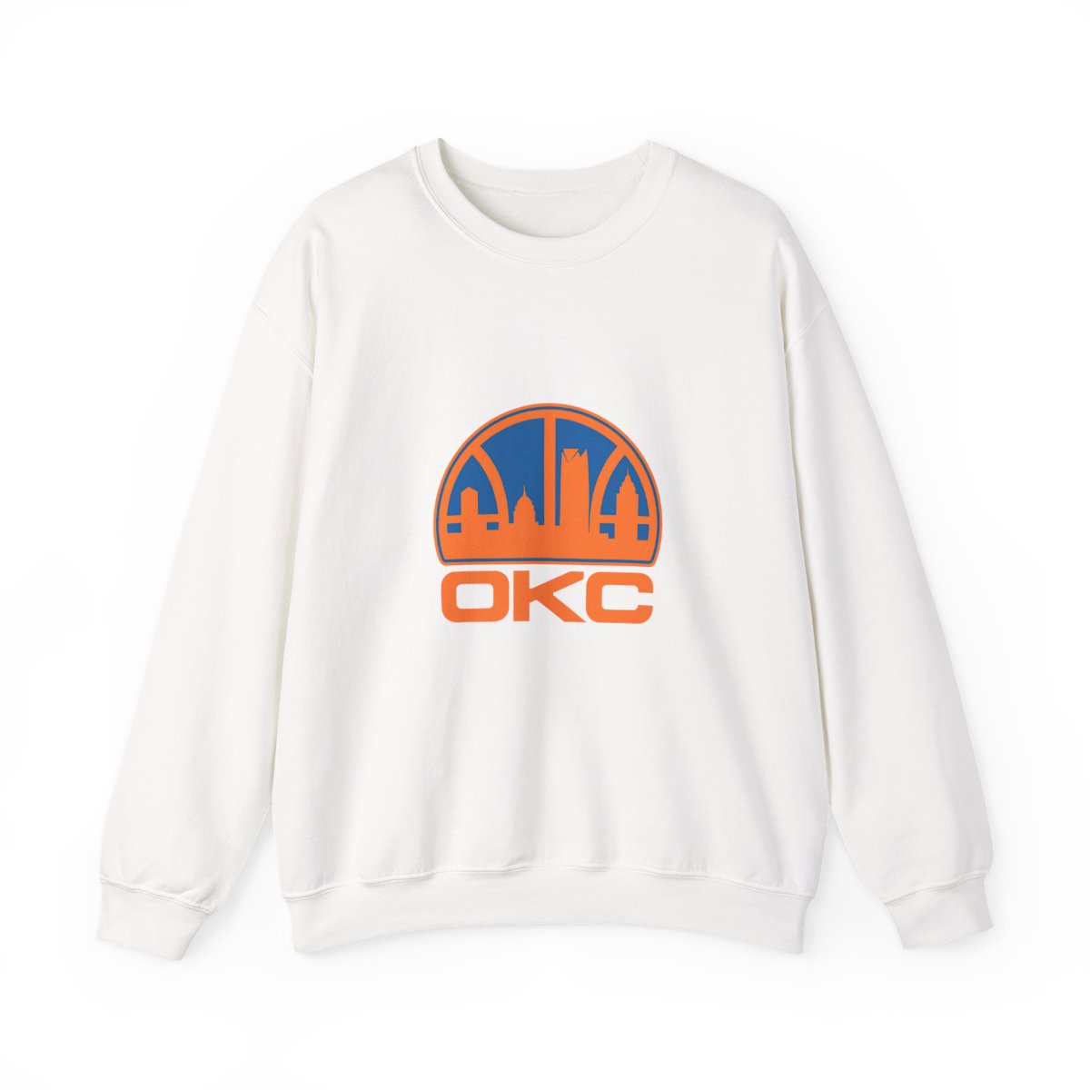 OKC Thunder Basketball Skyline Crewneck