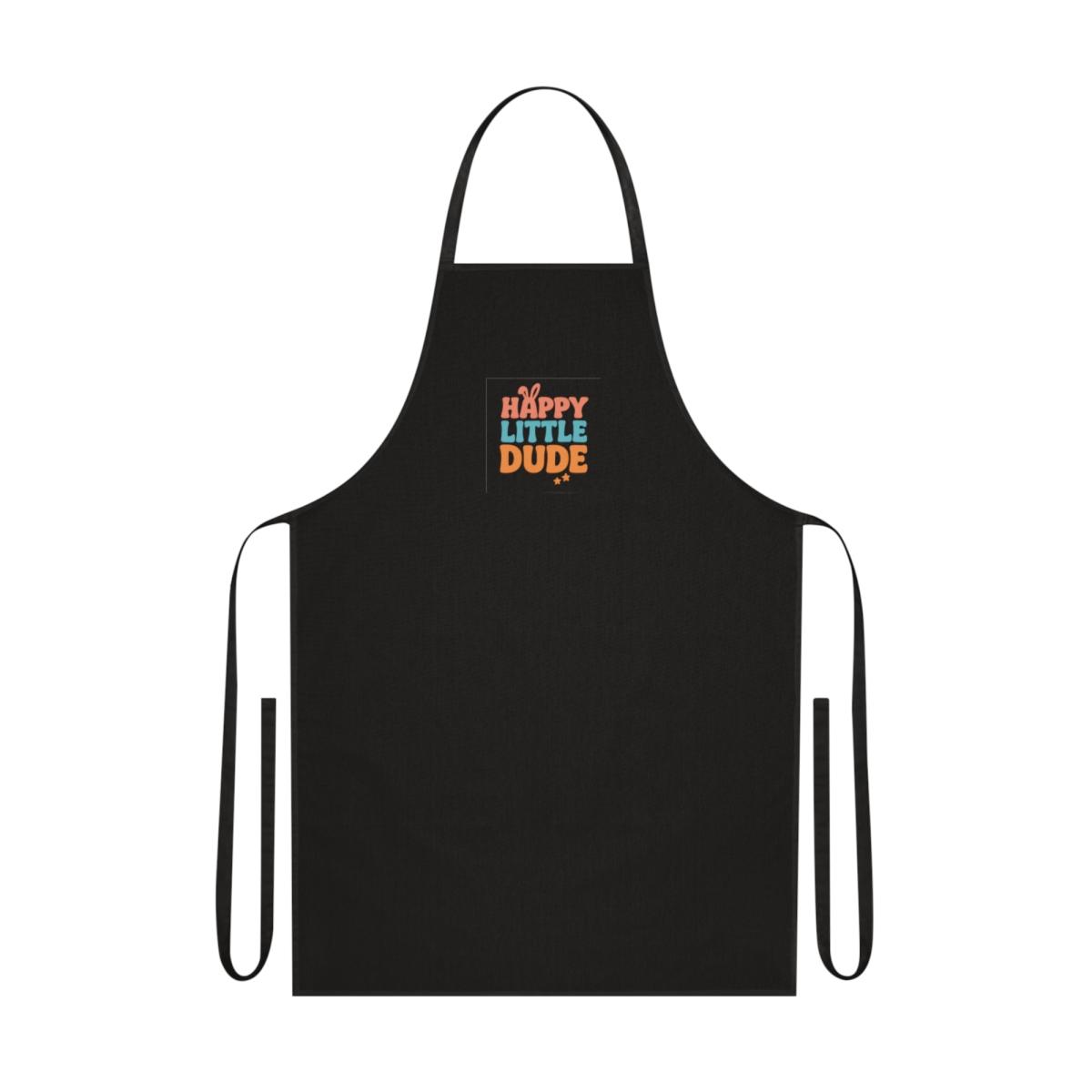 Happy Little Dude Bunny Grin | Kitchen Apron, Chef Gift, Funny Cookwear