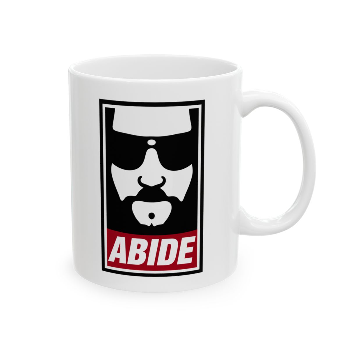 Big Lebowski Abide Dude Sunglasses Mug