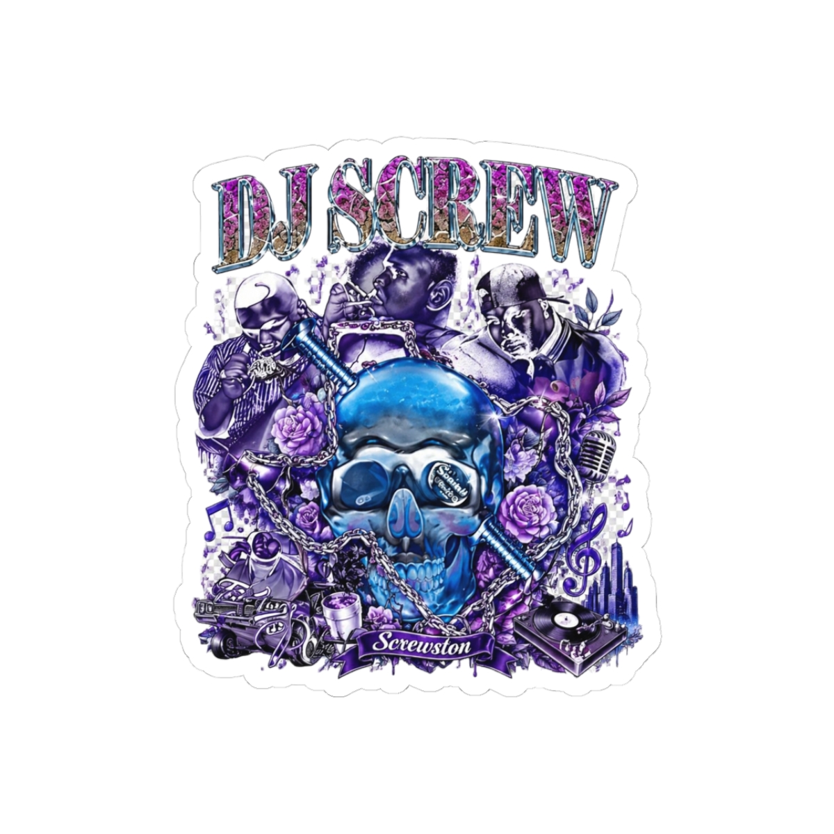 DJ Screw Vintage 90'| Sticker