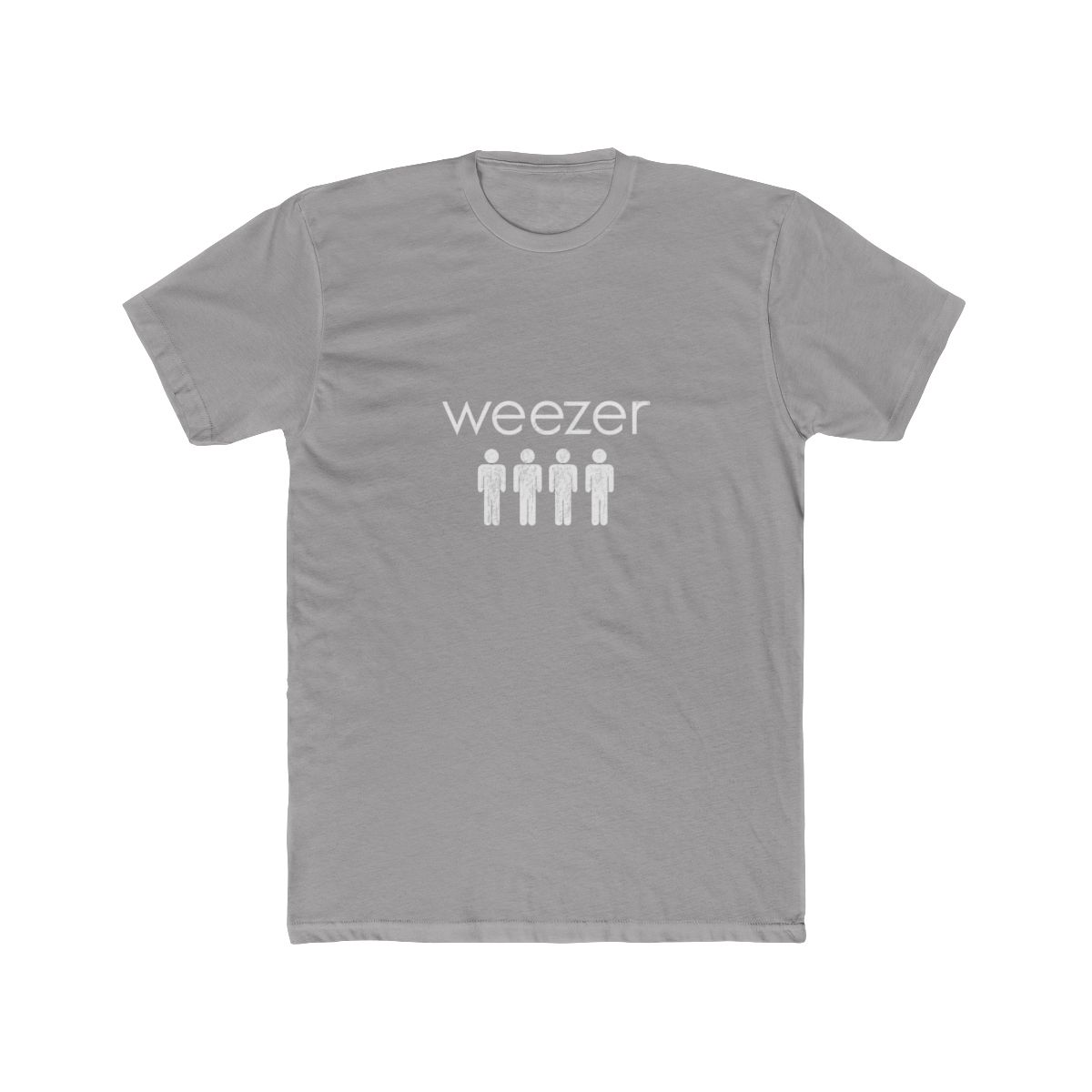 Weezer Rock Band Four Dudes Adult Sleeve T-Shirts Graphic Tees