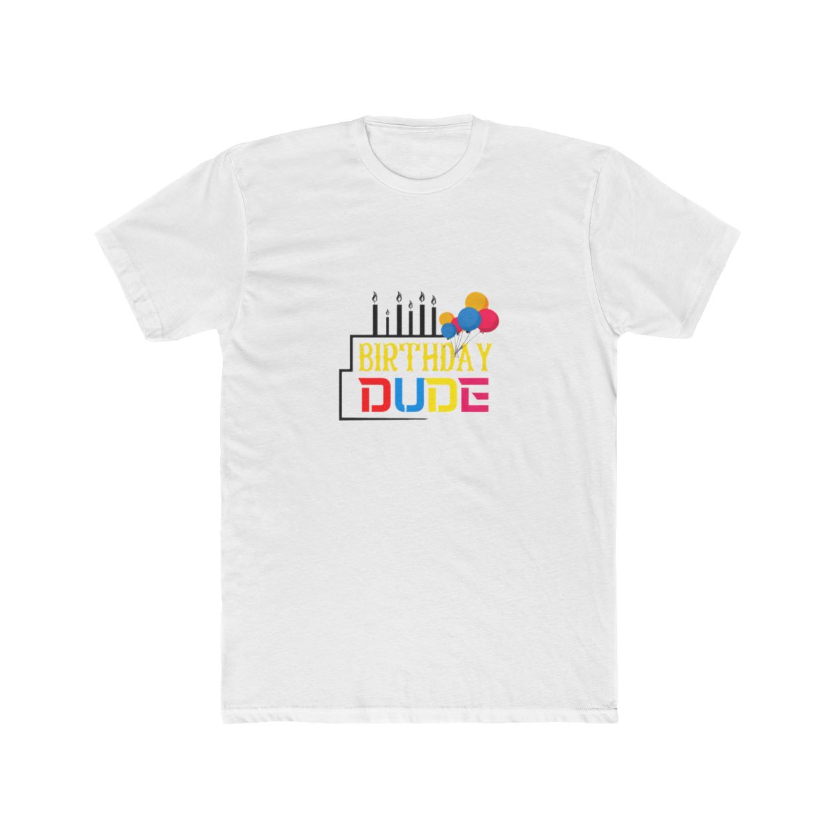Birthday Dude Graphic Novelty Perfect Dude Merchandise Boys Party T-Shirt