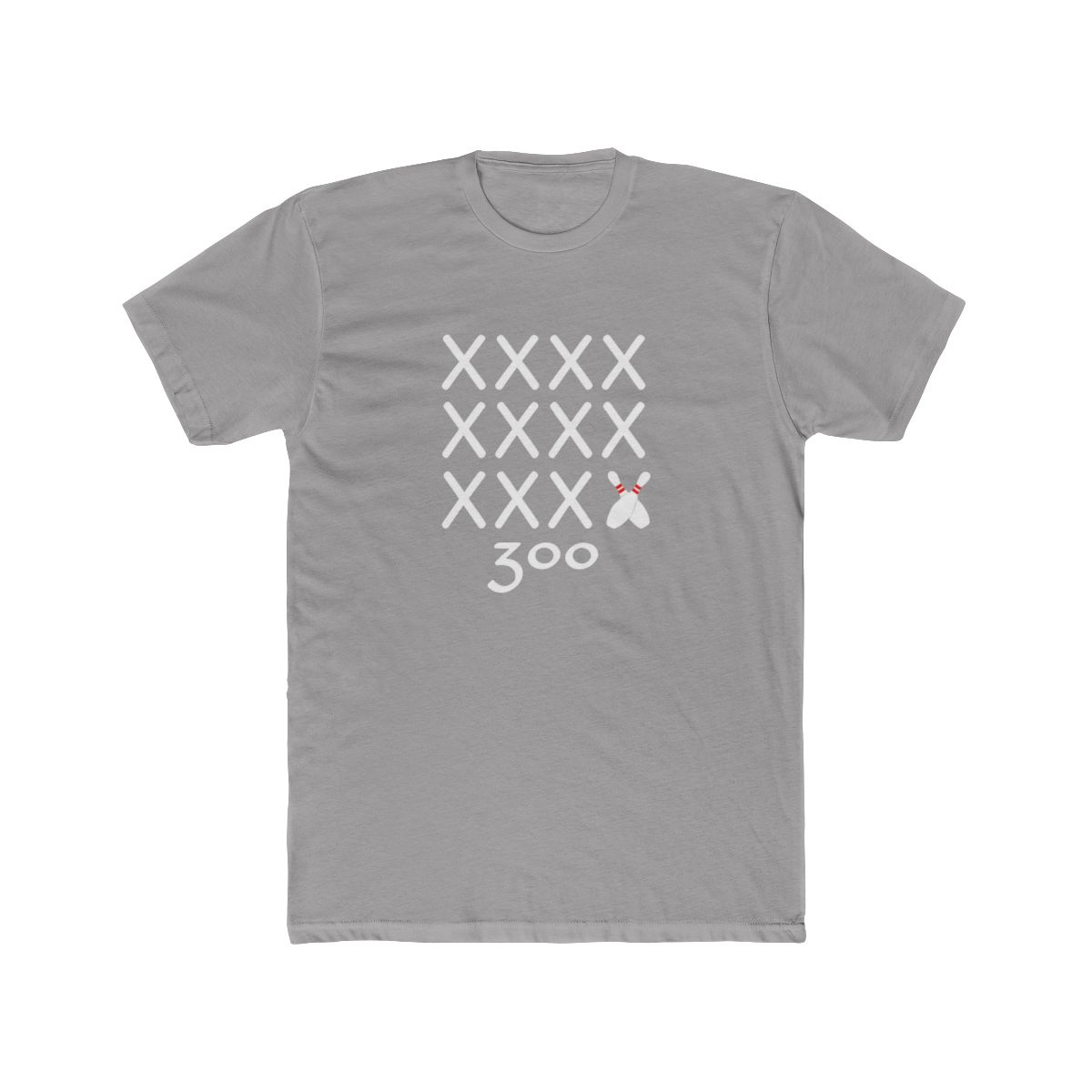 12 Strikes Perfect Bowling Game T Shirt - 300 Bowl